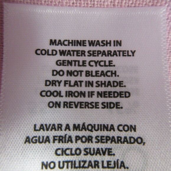 BUFFALO DAVID BITTON Linen Blend Button Front Shirt L 14-16 Fidji Pink Top NWT - Picture 6 of 9